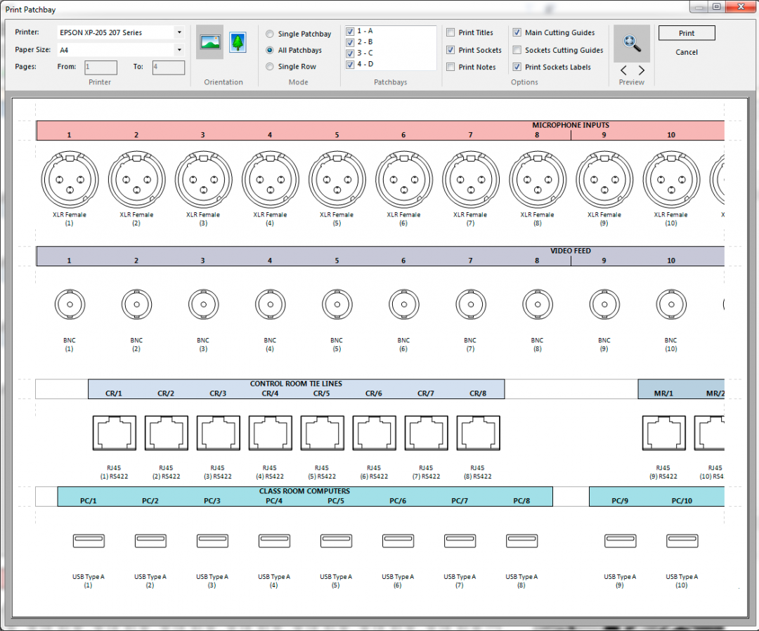 Buy PatchCAD Patchbay Design and Labelling Software